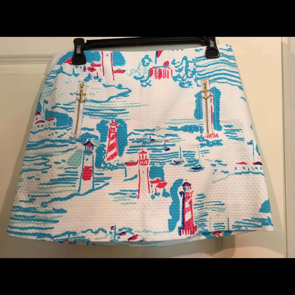 Lilly Pulitzer Watch Out Tate Skirt sz 4